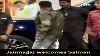 Jamnagar welcomes Salman Khan for the pre wedding bash of Anant & Radhika #salmankhan #short #youtubeshort #shorts #trending #viral #shortvideo