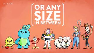 Toy Story 4 Character Heights   Pixar By The Numbers