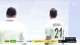 Australia all 9 wickets fall in day one against new Zealand