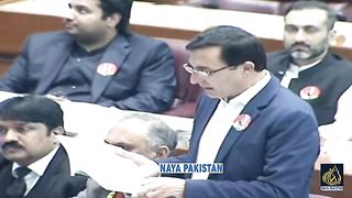 Assembly will not work like this, we will not allow speeches, mandate thieves. Rehana Dar's slogans in front of Khawaja Asif.