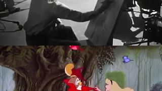 The work of an animator in 1949