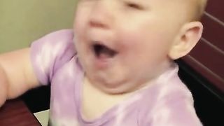 Baby 1st time trying lemon