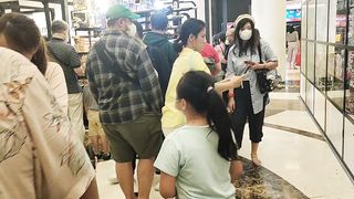 Walk into Crowded Japan Event with so Many Cosplayer and People