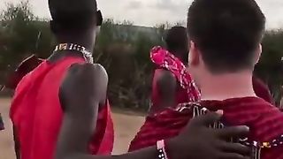 American Polyglot surprises African Warrior Tribe with their language