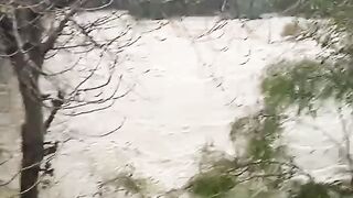 Aggressive rains hit a very tremendous dum in north Africa