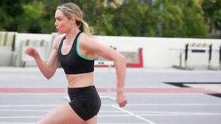 Track and field hurdle example