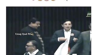 Imran khan posters and slogans in national assembly