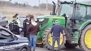 Tracteur vs gendarme