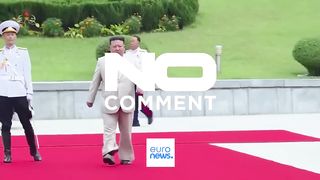 North Korean leader Kim Jong Un visits Navy headquarters with his daughter