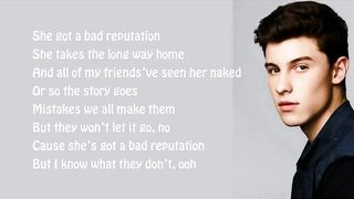 Shawn Mendes - Bad Reputation (lyrics)