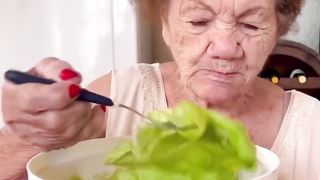 Shegegist; grandma assuming and taking what she wanna
