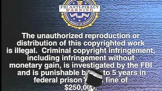 The Incredibles on Blu-ray FBI WARNING with Edna