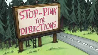 Stop-Pink for Directions   Pink Panther and Pals