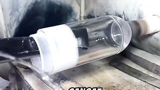 Glassmaking Process from natural stone