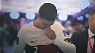 Ronaldo care after lose football match