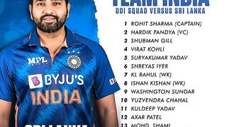 Sri lankavs india squads2023