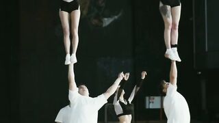 Girls stunt