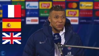 Kylian mbappe speaking 3 different languages