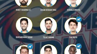IPL team player of All possible playing 11