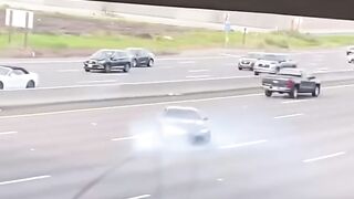 He was texting while driving