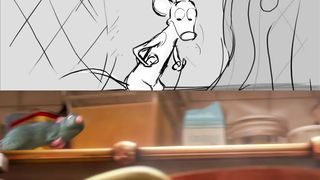 Remy in the Kitchen from Ratatouille   Pixar Side by Side