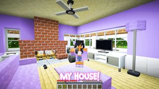Playing as a WORKOUT GODDESS in Minecraft!
