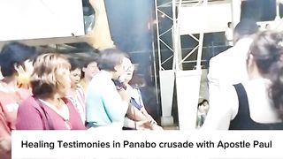 Healing testimonies in Panabo crusade