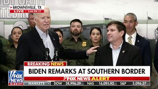 Biden admits it's 'time to act' while speaking at southern border visit