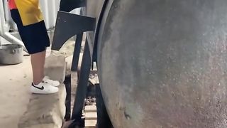 ПРОБУЮ БЛЮДА ПРИГОТОВЛЕННЫЕ В СМОКЕРЕ????