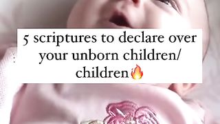 Prayer over your children