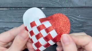 Glitter Sheet Double Shades Heart