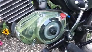Transparent Engine Bike Work