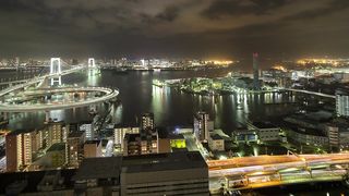 Atop the city of Tokyo at night