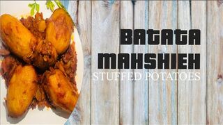 Batata Mahshieh- Middle Eastern Stuffed Potatoes