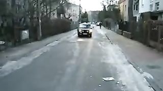Skad Pan jedzie FSO Polonez przejsciowka po wypadku.