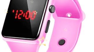 NEW DIGITAL WRIST WATCH PINK COLOR FOR GIRLS