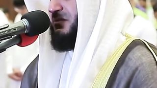 Everyone cries when they hear the wonderful recitation of the Quran.
