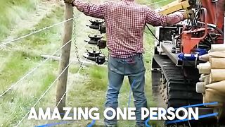 This guy is a one-man fencing machine! ????