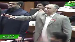 سیکڑری جرنل تحریک انصاف عمر ایوب کا دبنگ انداز