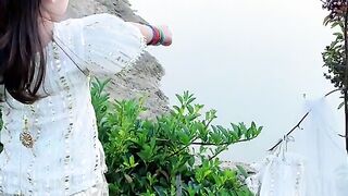 White dress