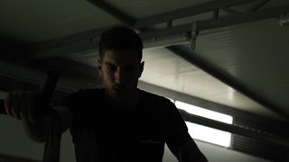 man-using-an-exercise-bike