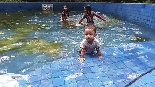 "Serenity Splash: Immersing Yourself in the Beauty of Swimming in the Pool"