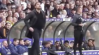 FOOTBALL MANAGERS SHOWING THERE SKILLS