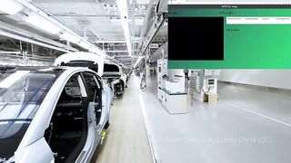 The robot controls the quality
