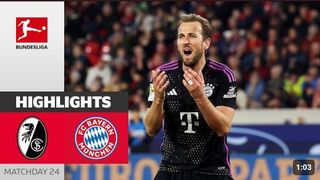 Freiburg Vrs Bayern Munich highlights