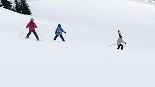 People skiing on the snow