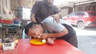 makan telur gratis
