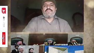 Aitzaz Ahsan stopped the Qazi from speaking - a fierce fight between the Qazi and Aitzaz Ahsan