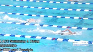 Swimmer gets disqualified for celebrating (Uncut)