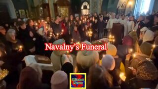 Thousands of Russians defy Putin with protest chants at Navalny’s funeral